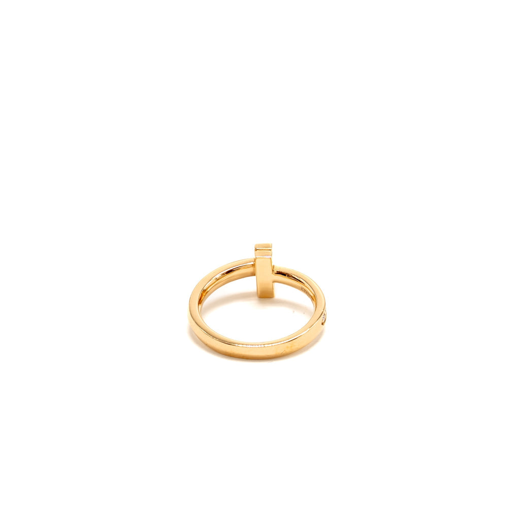 TIFFANY T1 RING ROSE GOLD WITH DIAMONDS