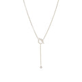 HERMES FINESSE LARIAT NECKLACE WHITE GOLD, DIAMONDS