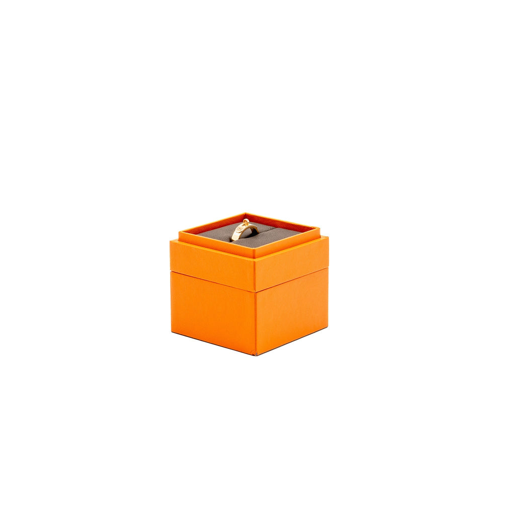 HERMES KELLY RING ROSE GOLD, DIAMONDS