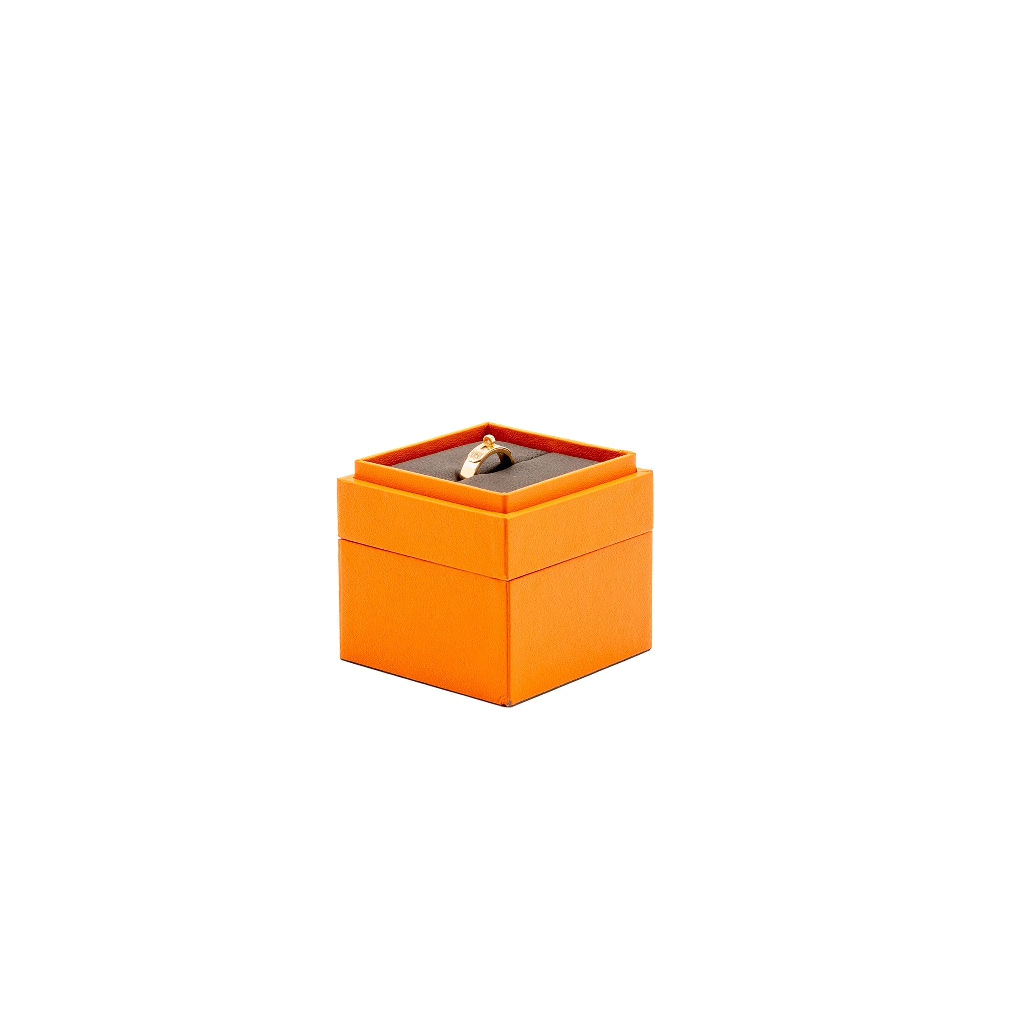 HERMES KELLY RING ROSE GOLD, DIAMONDS