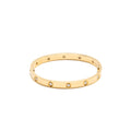 CARTIER BRACELET YELLOW GOLD, 10 DIAMONDS