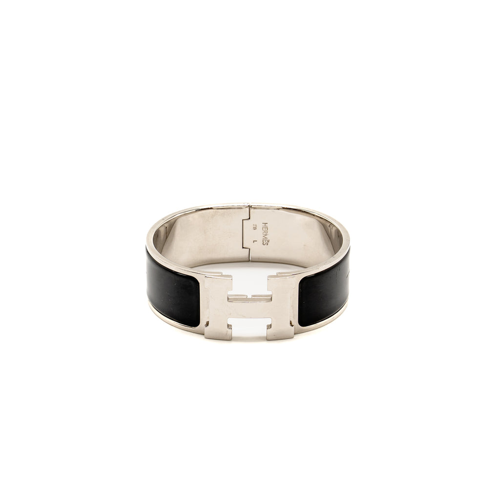 HERMES CLIC CLAC H BRACELET BLACK SHW