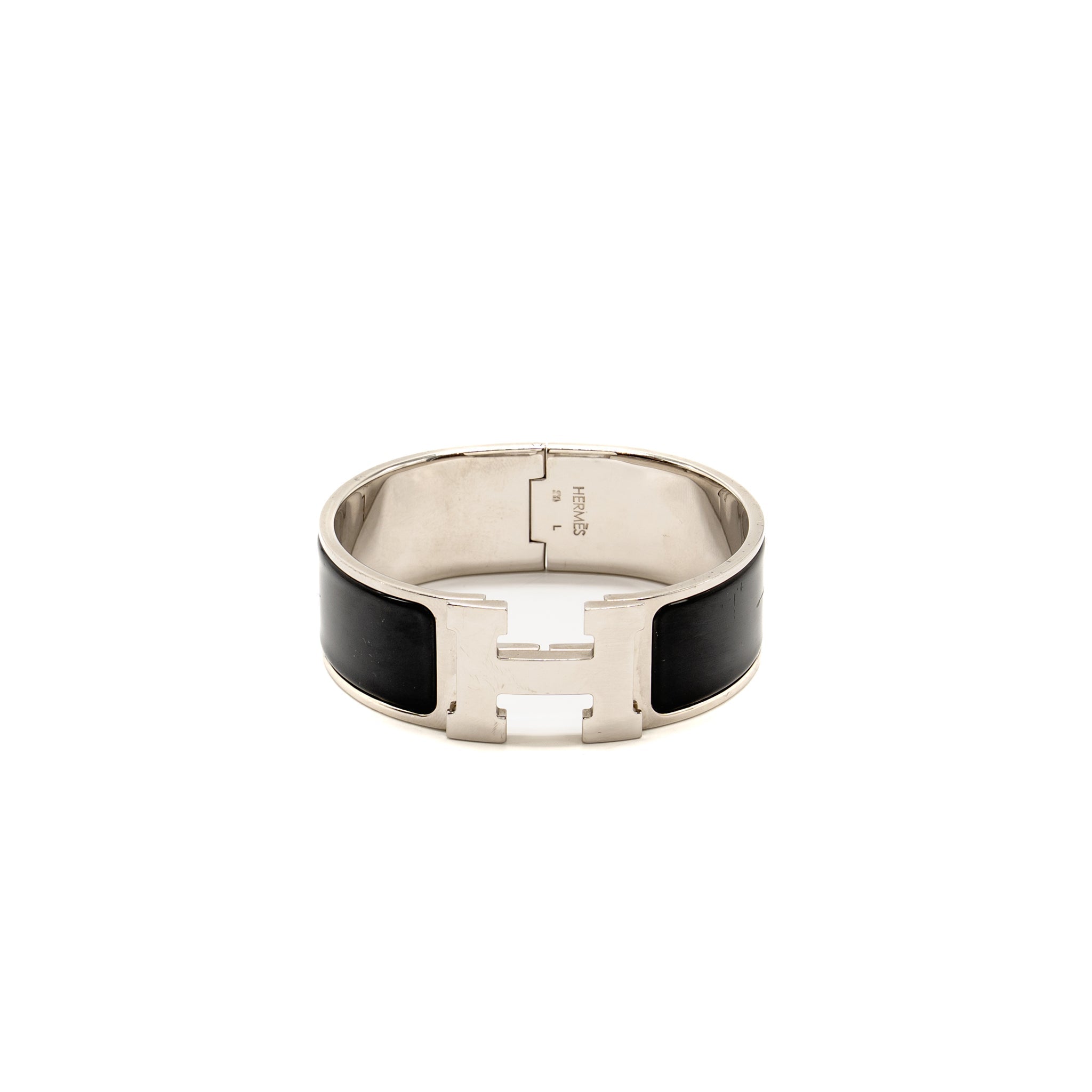 HERMES CLIC CLAC H BRACELET BLACK SHW