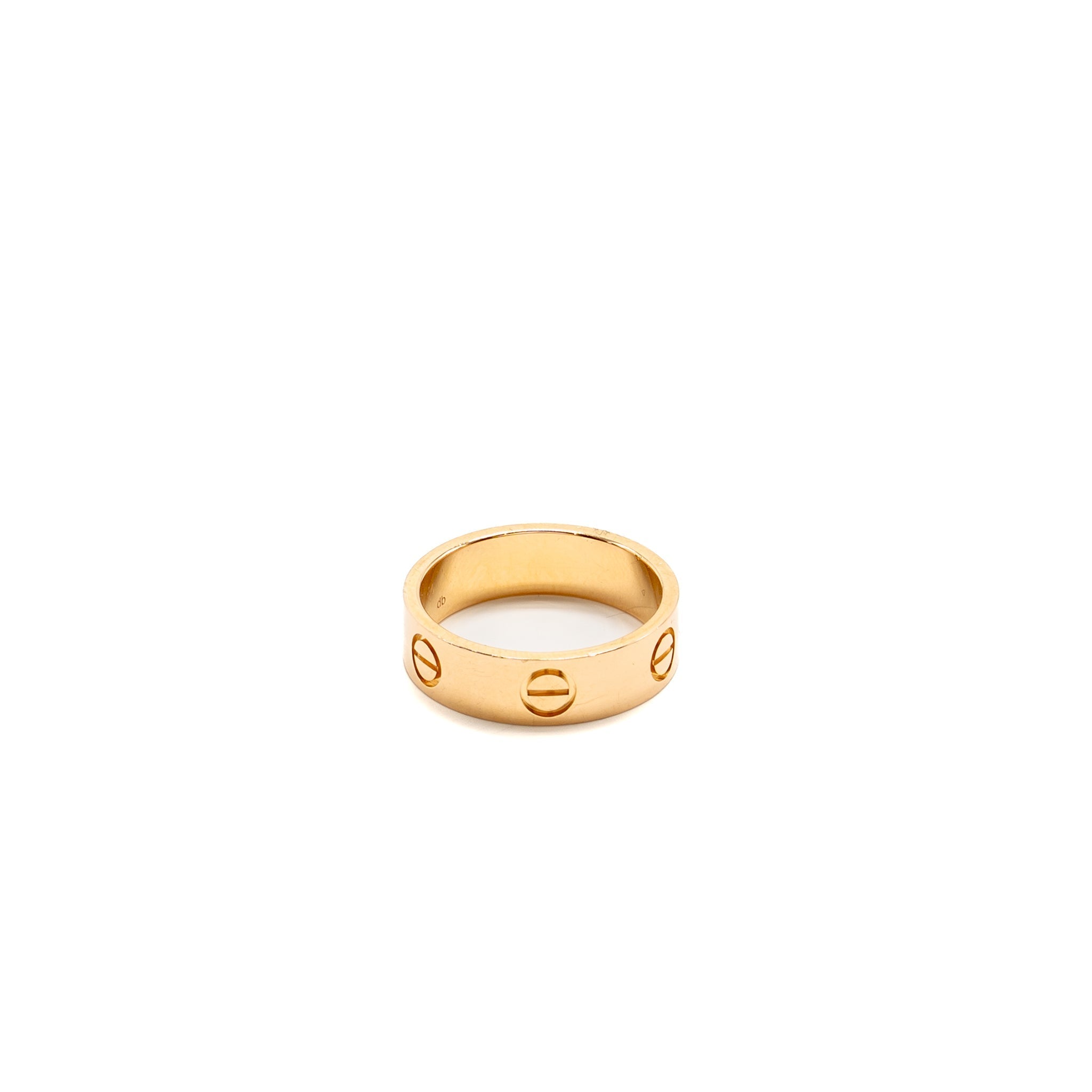CARTIER LOVE RING CLASSIC MODEL ROSE GOLD