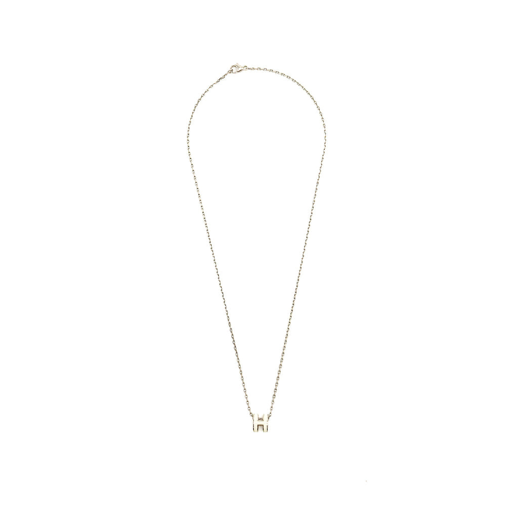 HERMES MINI POP H PENDANT BLANC SHW
