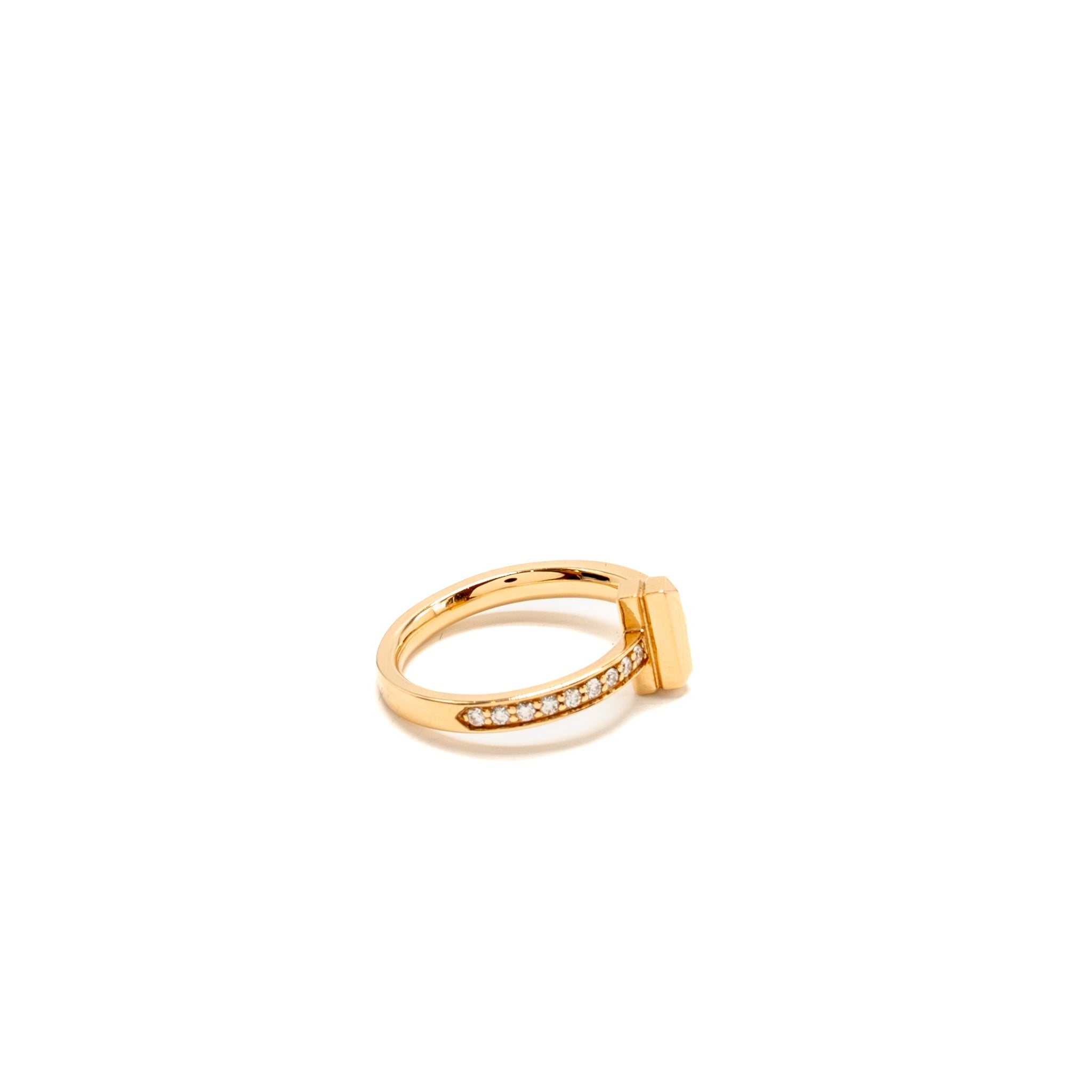 TIFFANY T1 RING ROSE GOLD WITH DIAMONDS