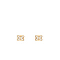 CHAUMET JEUX DE LIENS EARRINGS ROSE GOLD MOTHER OF PEARL WITH DIAMOND