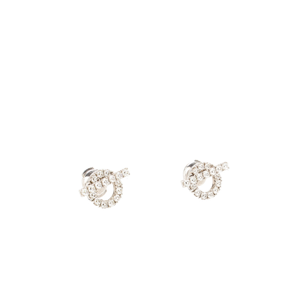 HERMES FINESSE EARRINGS WHITE GOLD / DIAMONDS