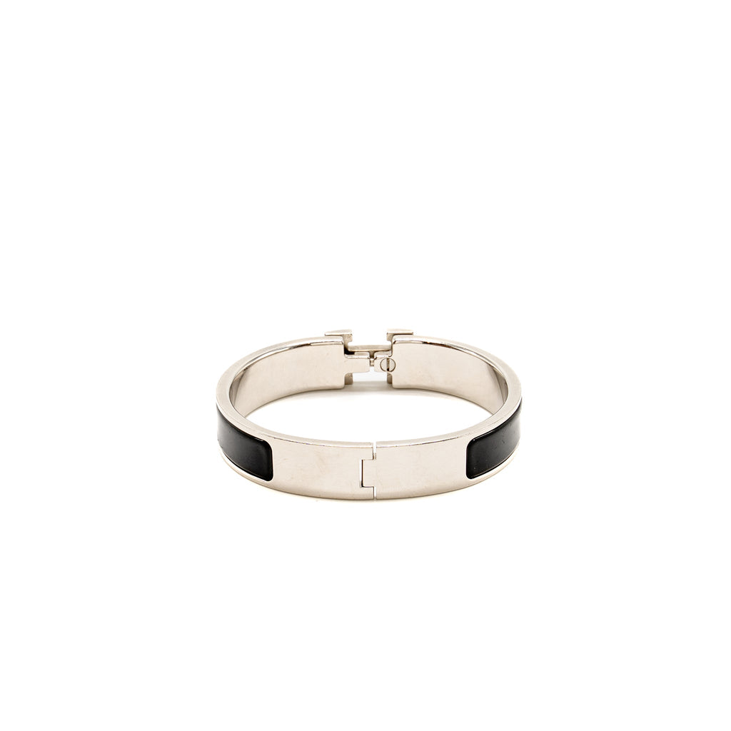 HERMES CLIC H BRACELET BLACK SHW