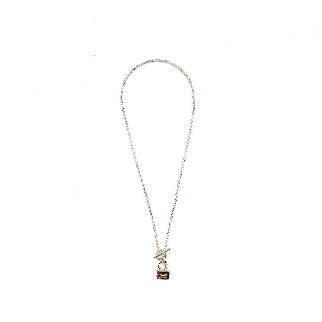 HERMES AMULETTES CONSTANCE PENDANT STERLING SILVER