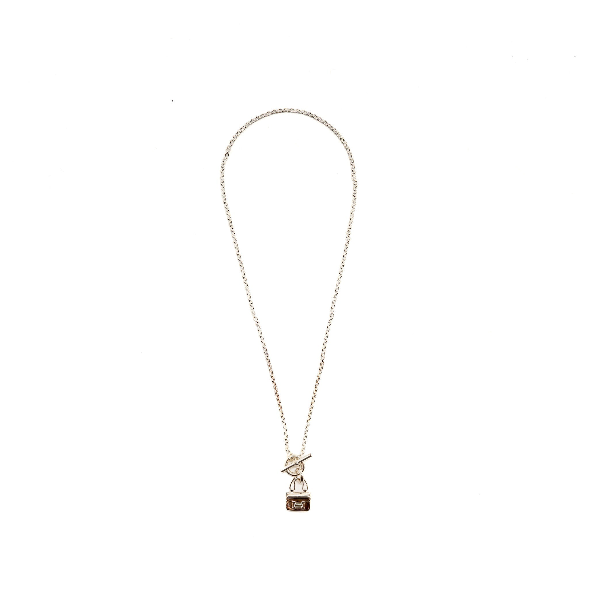 HERMES AMULETTES CONSTANCE PENDANT STERLING SILVER