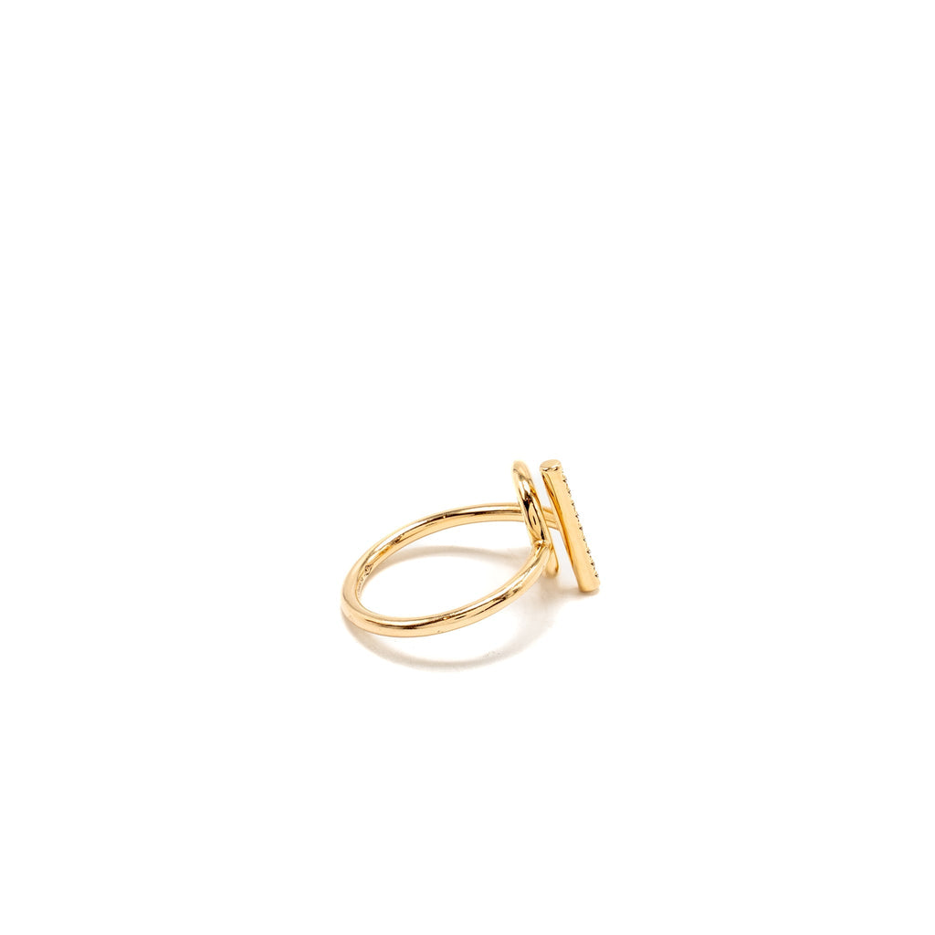 HERMES ECHAPPEE HERMES RING ROSE GOLD DIAMONDS