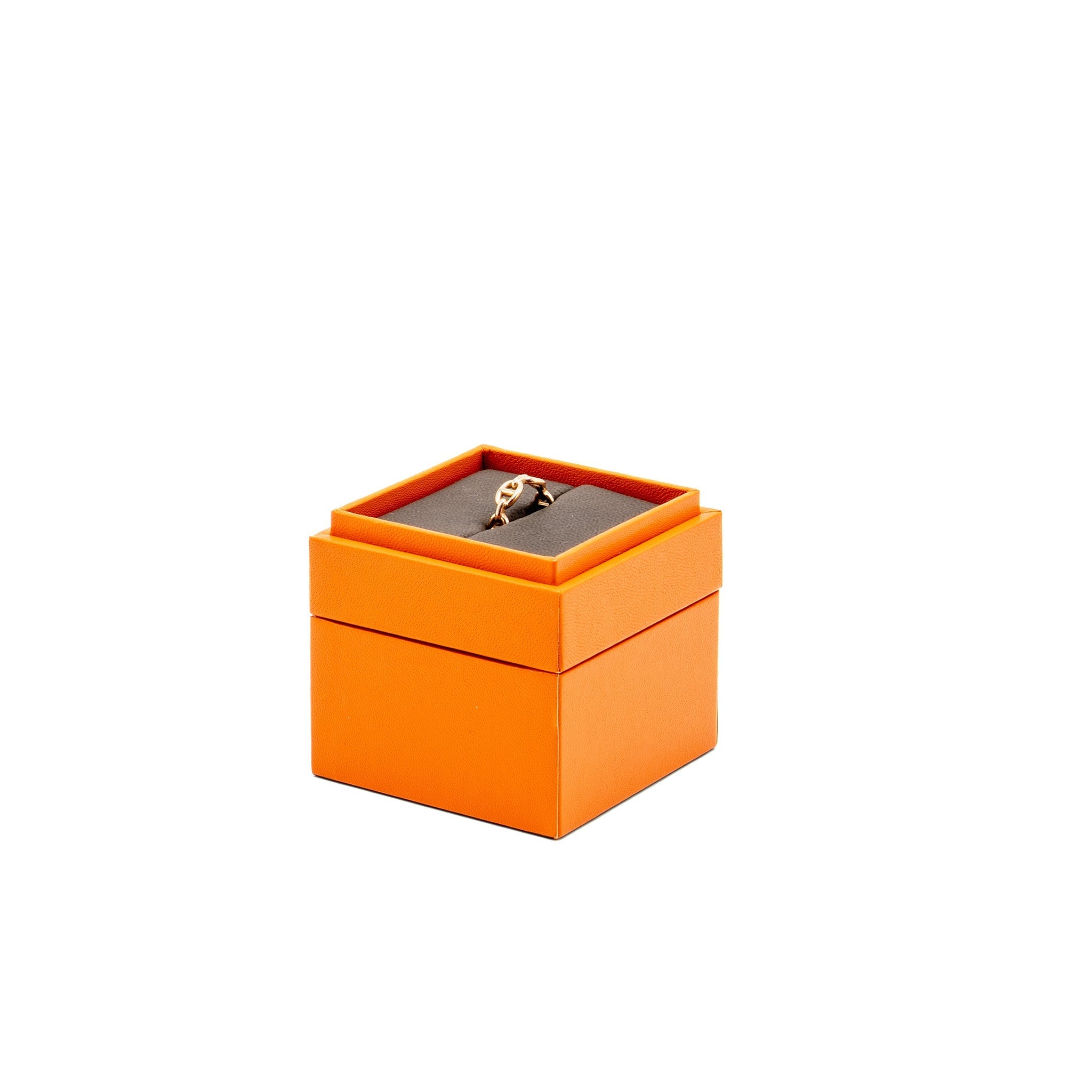 HERMES CHAINE D'ANCRE ENCHAINEE RING ROSE GOLD