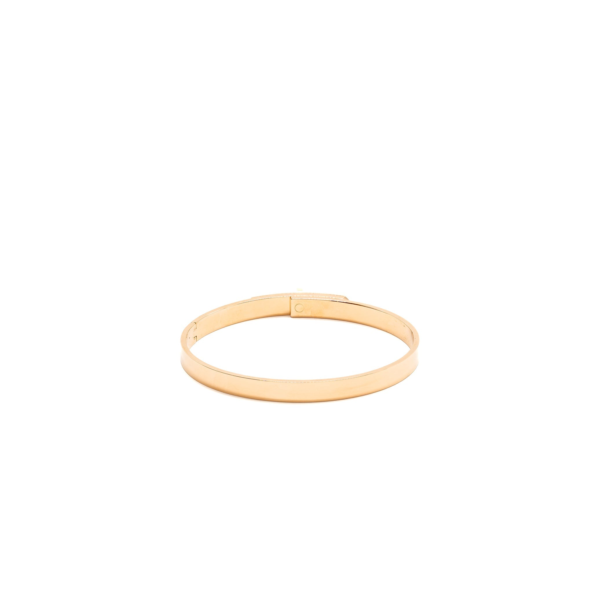 HERMES KELLY BRACELET ROSE GOLD WITH DIAMONDS