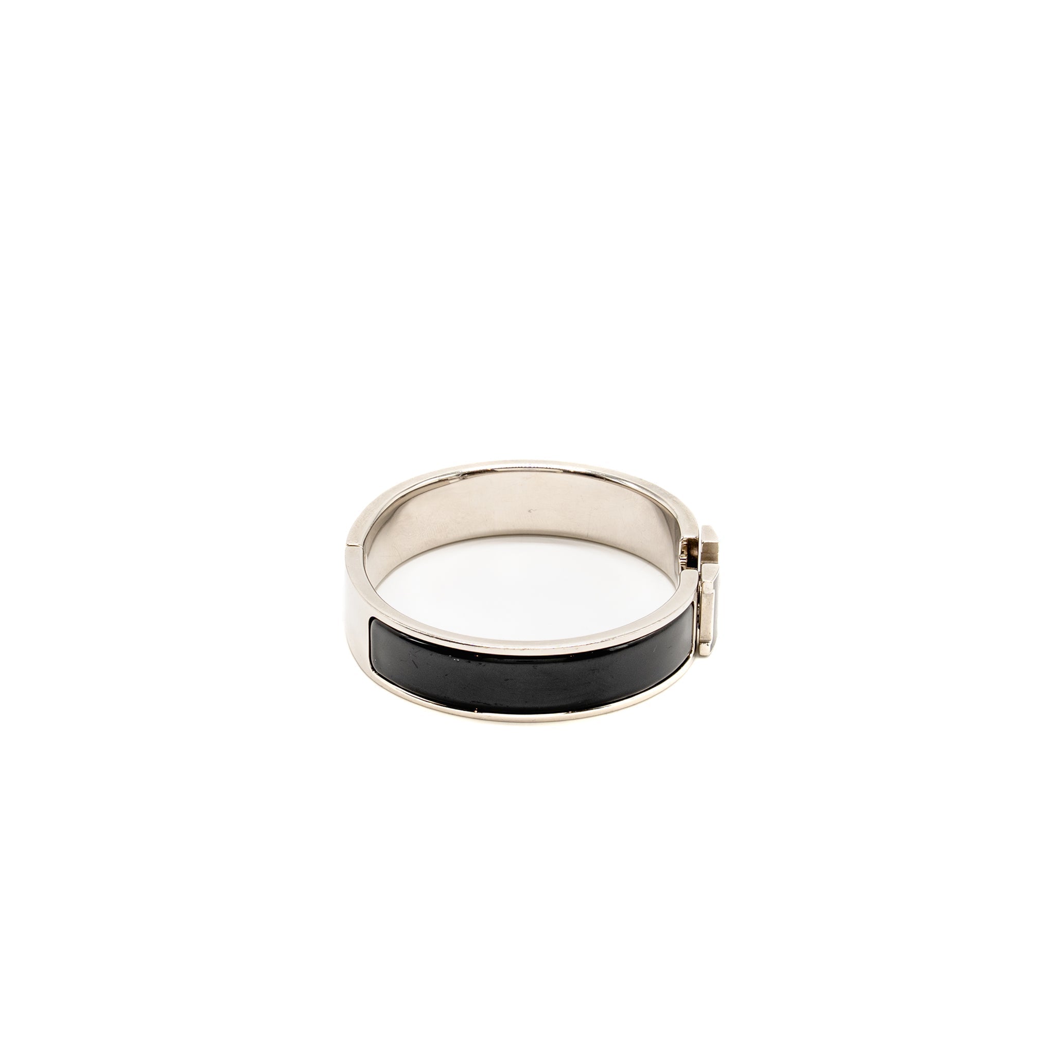 HERMES CLIC H BRACELET BLACK SHW