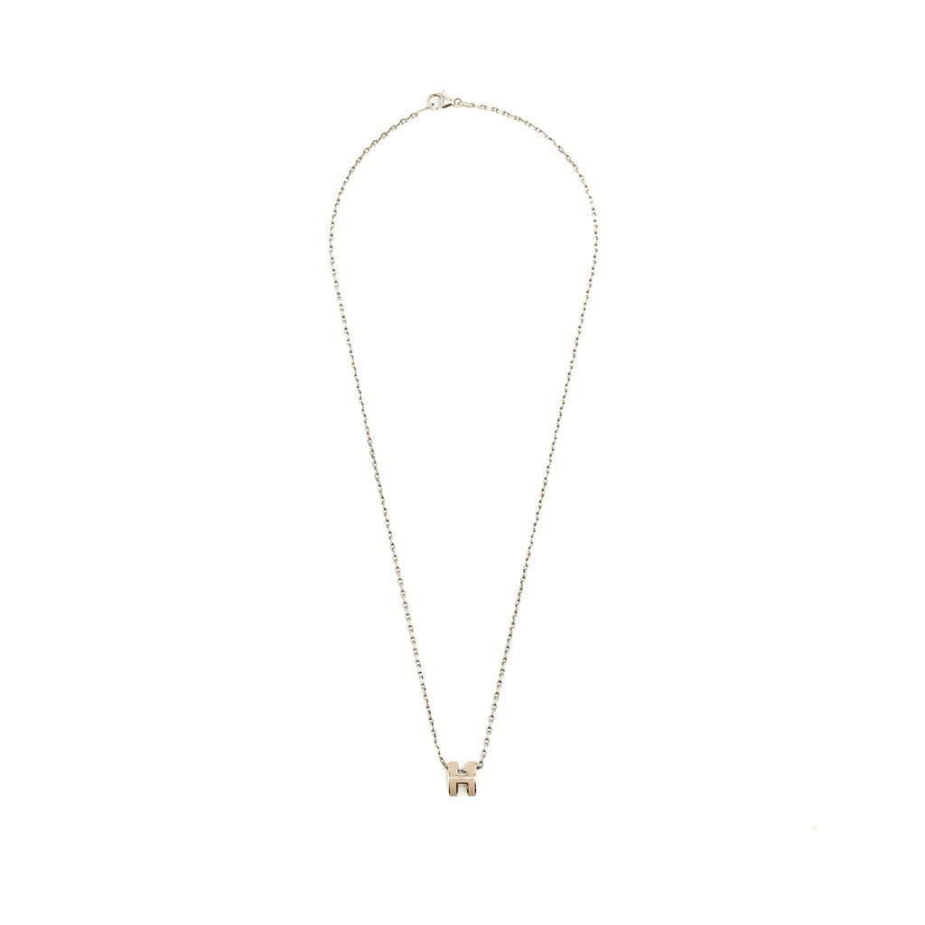 HERMES MINI POP H PENDANT MARRON GLACE SHW