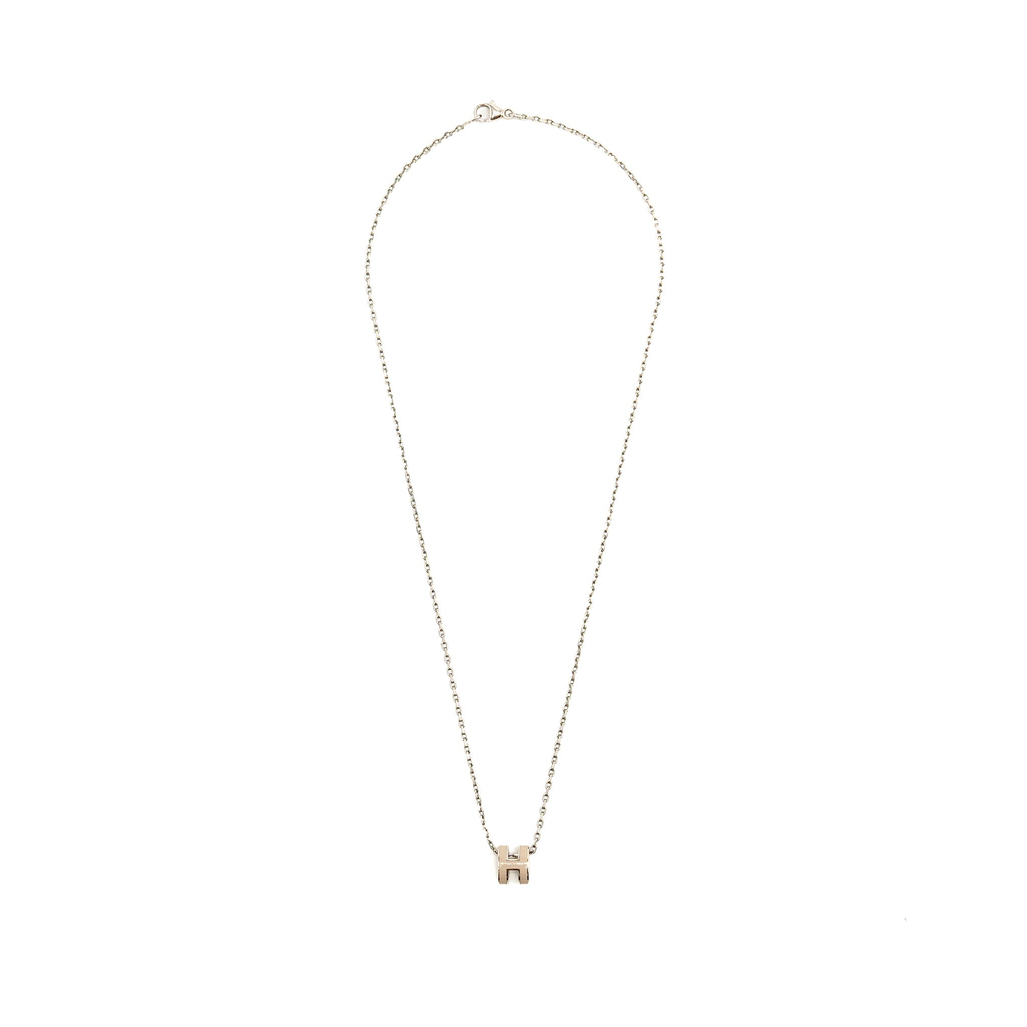 HERMES MINI POP H PENDANT MARRON GLACE SHW