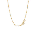 CHANEL CC STAR LONG NECKLACE PEARL/CRYSTAL GOLD TONE