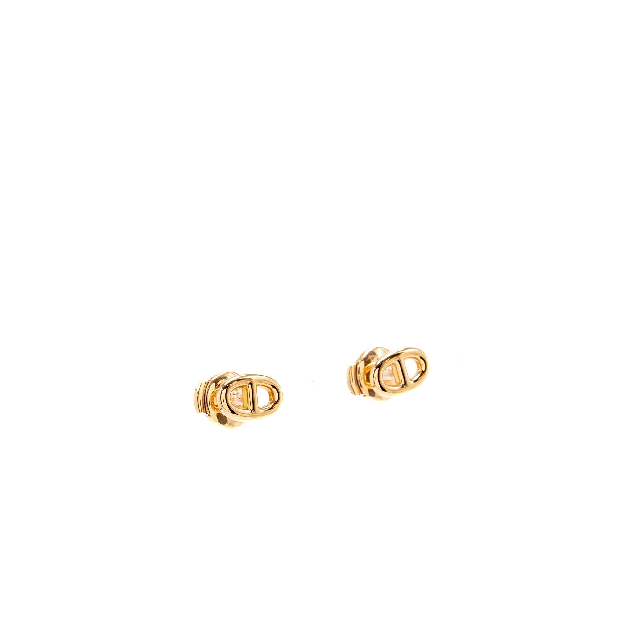 HERMES FARANDOLE EARRINGS ROSE GOLD