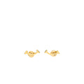 TIFFANY T SMILE EARRINGS YELLOW GOLD