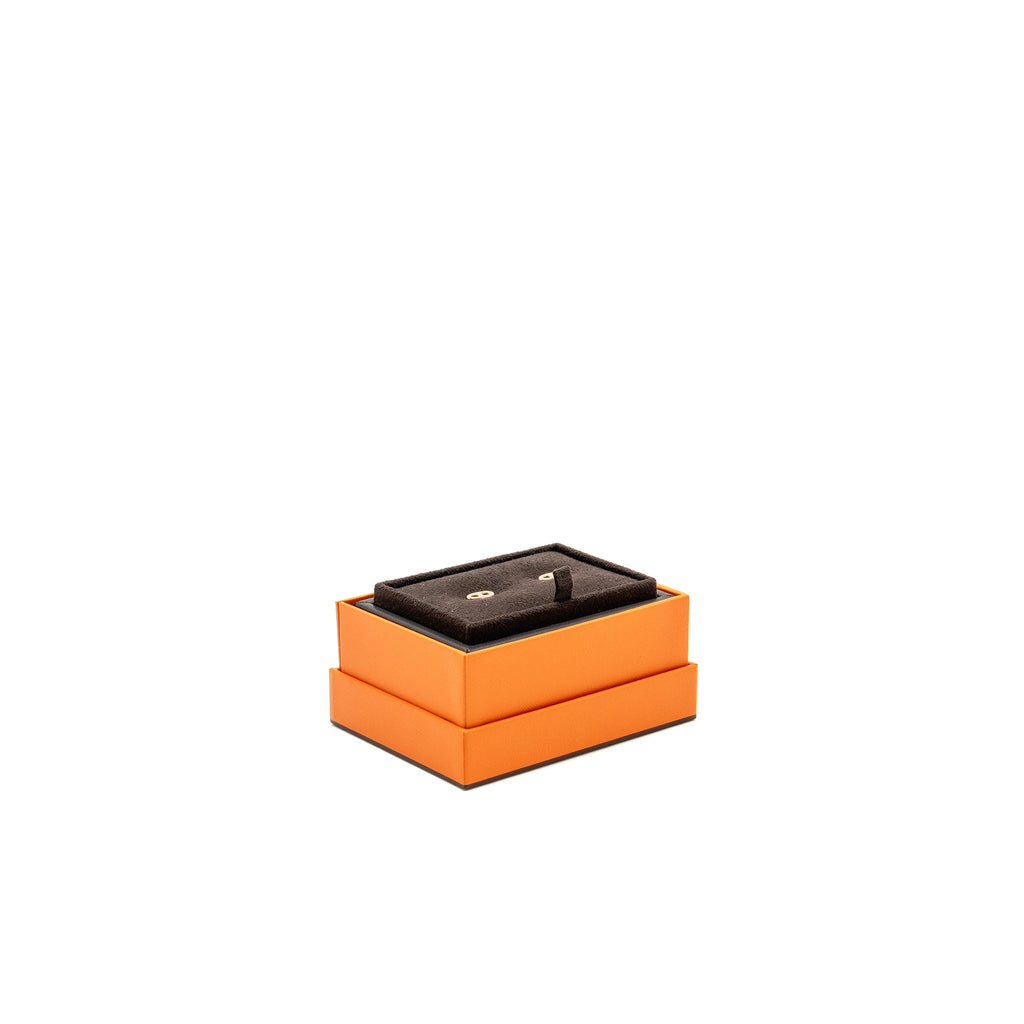HERMES FARANDOLE EARRINGS ROSE GOLD