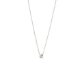 CHANEL COCO CRUSH NECKLACE QUILTED MOTIF WHITE GOLD