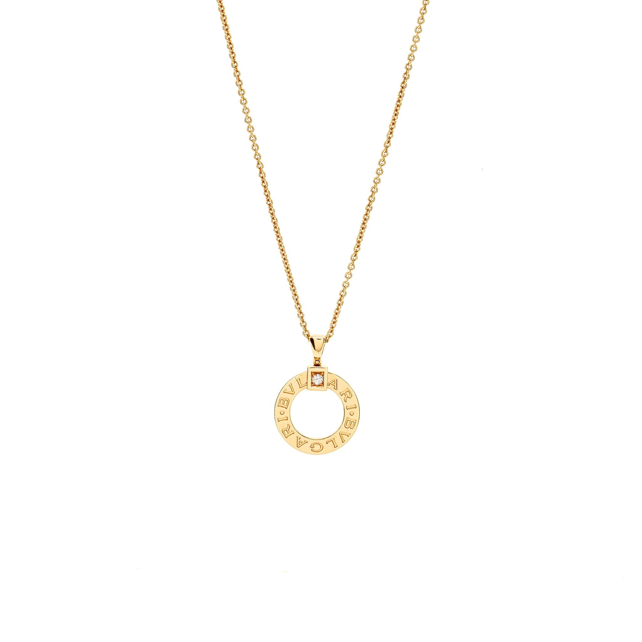 BVLGARI BVLGARI NECKLACE ROSE GOLD DIAMOND