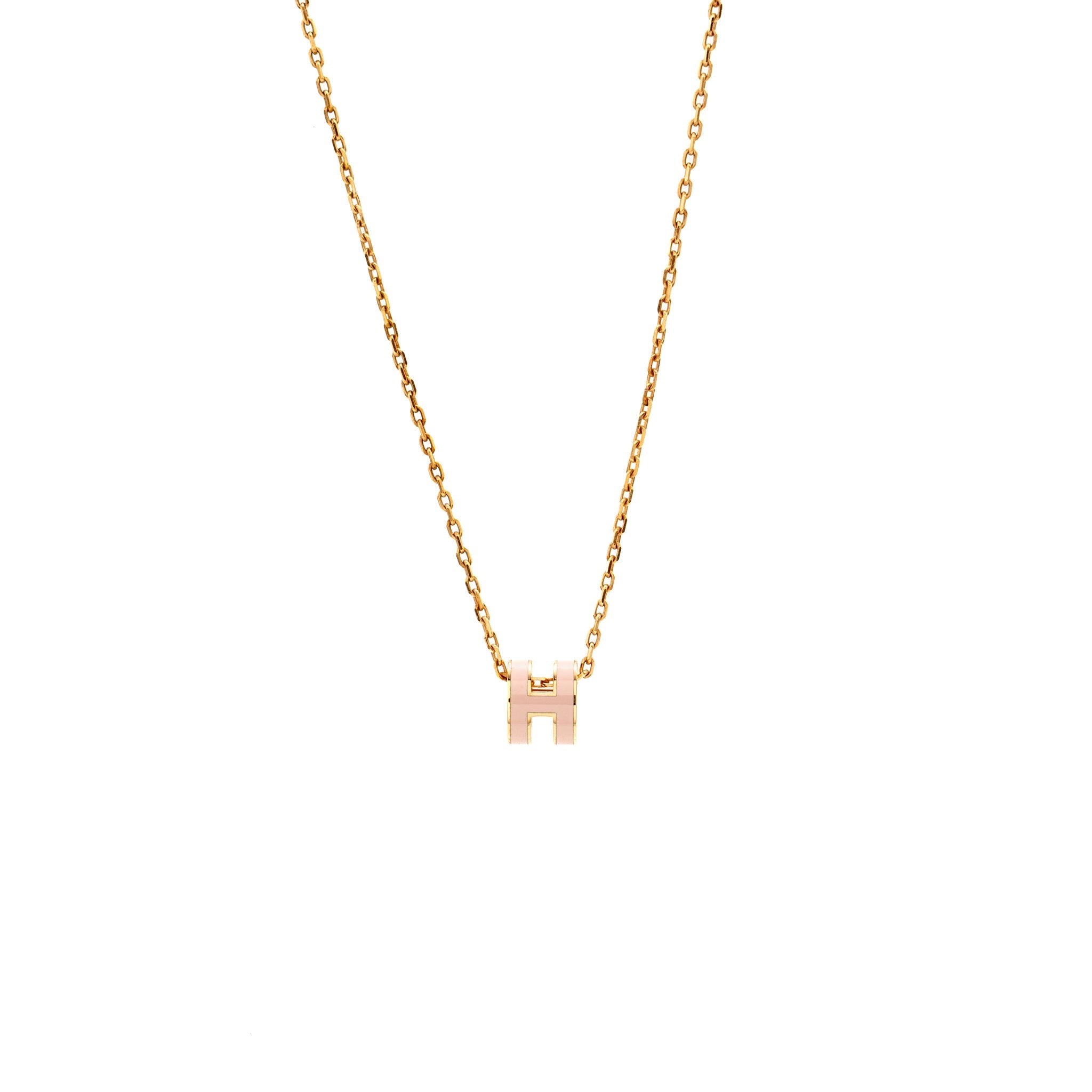HERMES MINI POP H PENDANT ROSE DRAGEE RGHW