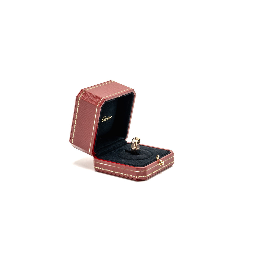 CARTIER TRINITY RING YELLOW GOLD, WHITE GOLD, ROSE GOLD