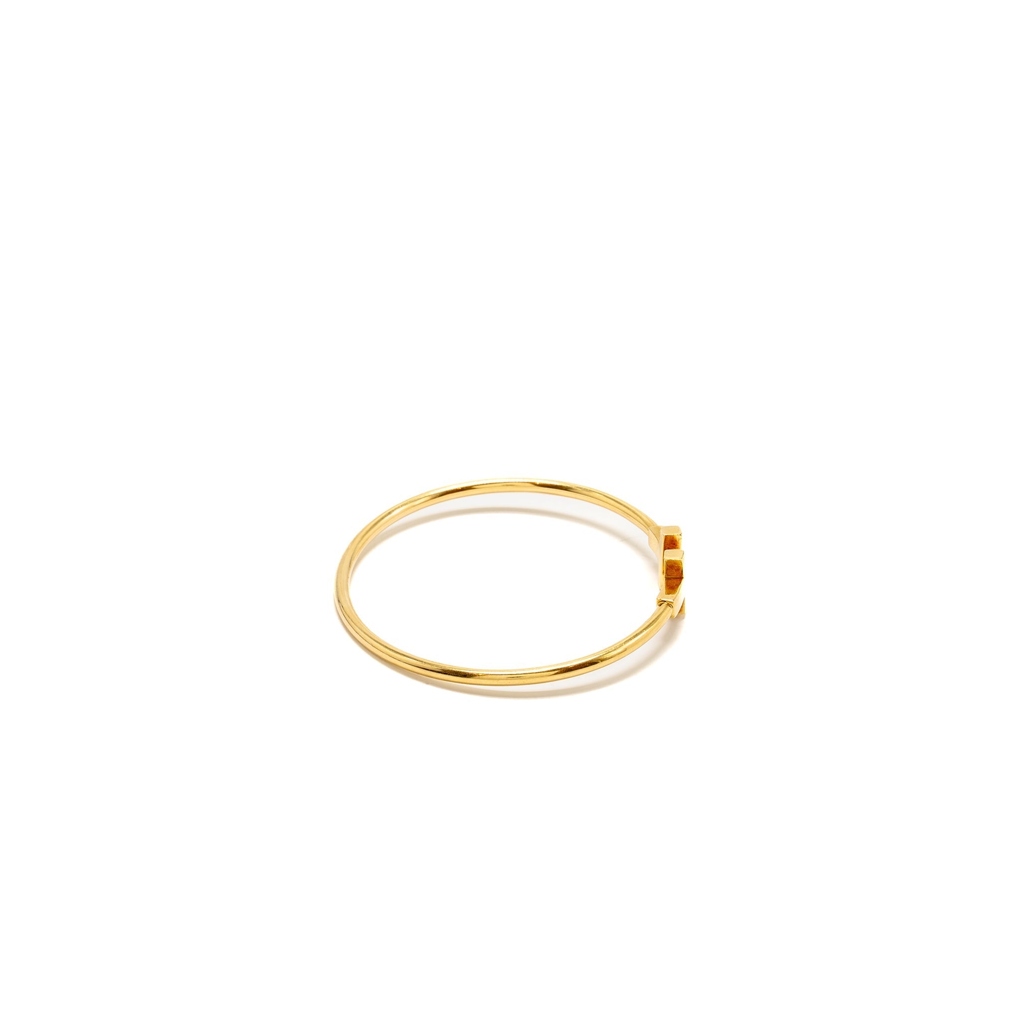 TIFFANY T WIRE BRACELET YELLOW GOLD