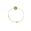 DIOR ROSE DES VENTS BRACELET ONYX ROSE GOLD WITH DIAMOND