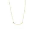 TIFFANY T SMILE PENDANT YELLOW GOLD