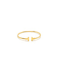 TIFFANY T WIRE BRACELET YELLOW GOLD