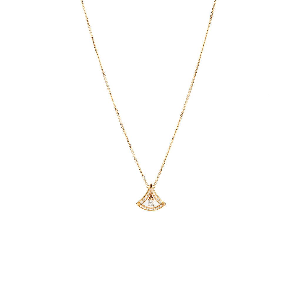 BVLGARI DIVAS’ DREAM NECKLACE ROSE GOLD WITH DIAMONDS