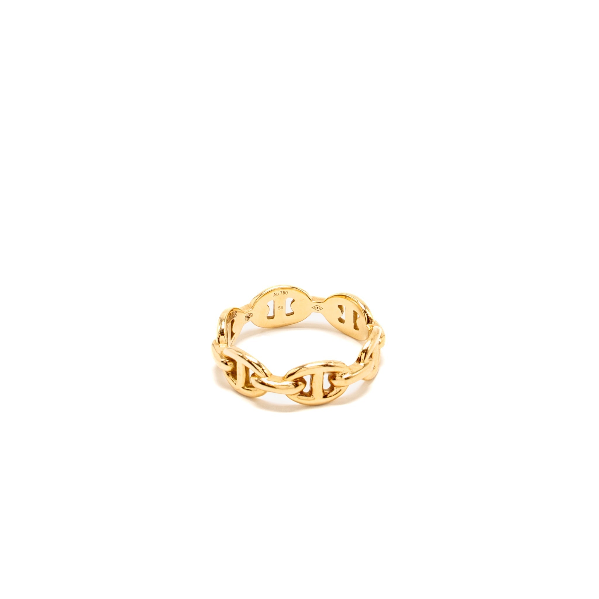 HERMES CHAINE D’ANCRE ENCHAINEE RING ROSE GOLD
