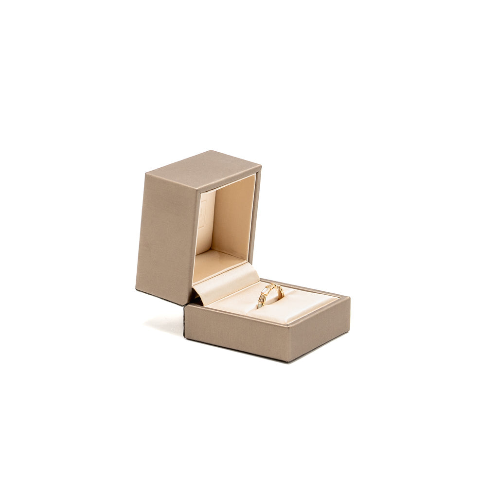 BVLGARI SERPENTI VIPER RING MOTHER OF PEARL, ROSE GOLD WITH DIAMONDS