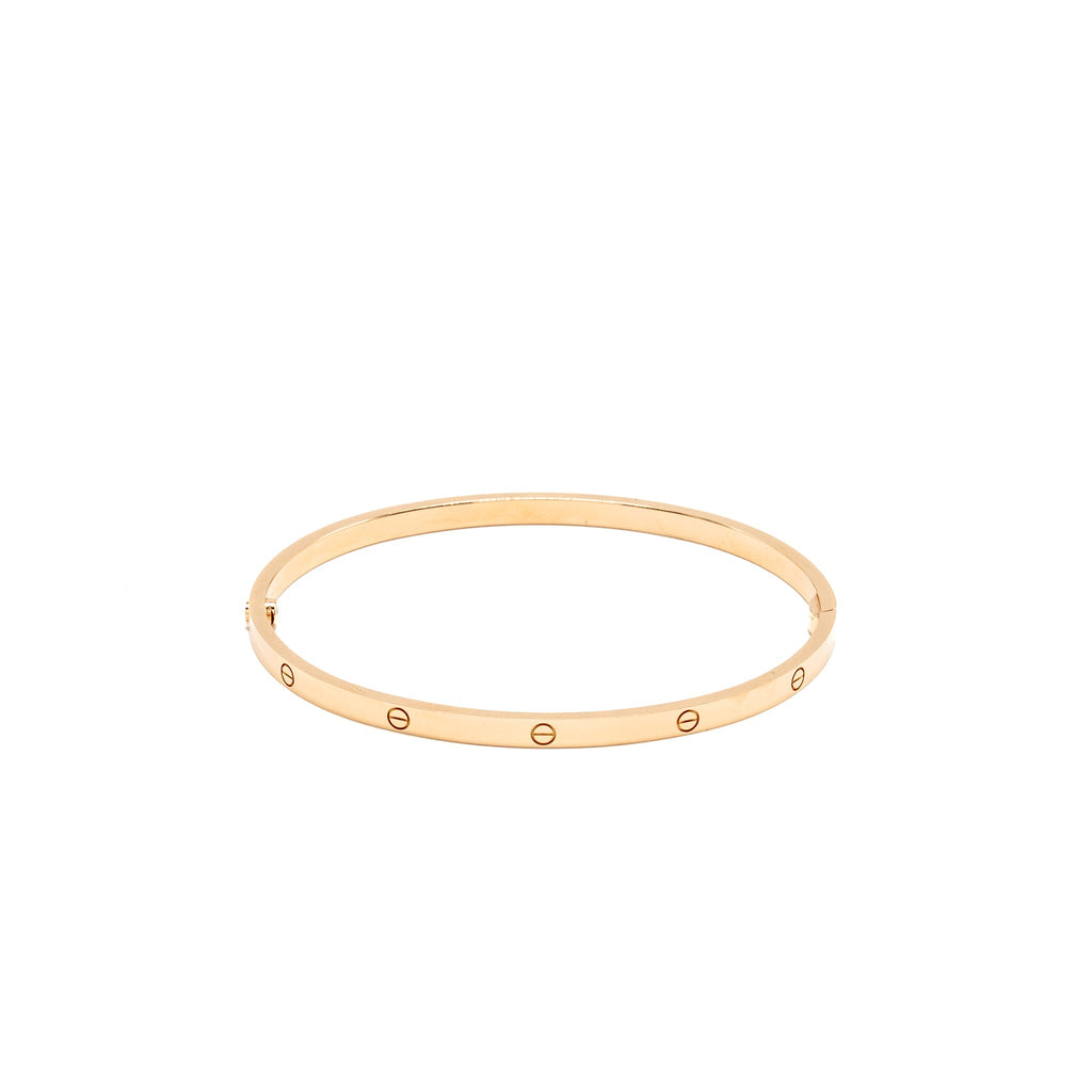 CATIER LOVE BRACELET ROSE GOLD