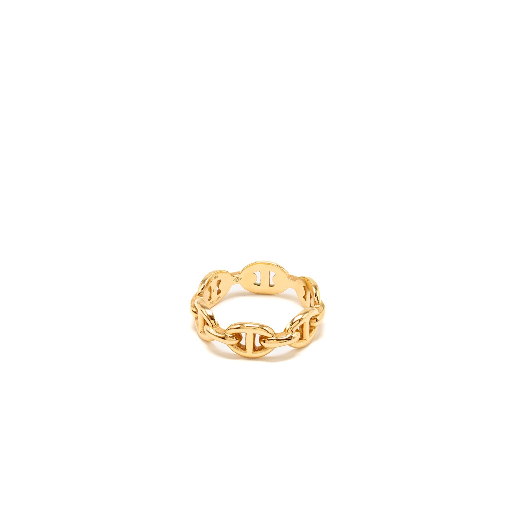 HERMES CHAINE D’ANCRE ENCHAINEE RING ROSE GOLD
