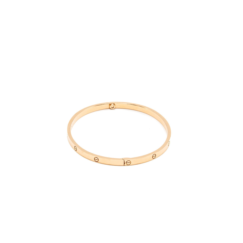 CATIER LOVE BRACELET ROSE GOLD