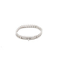 HERMES KELLY GOURMETTE BRACELET WHITE GOLD, DIAMONDS