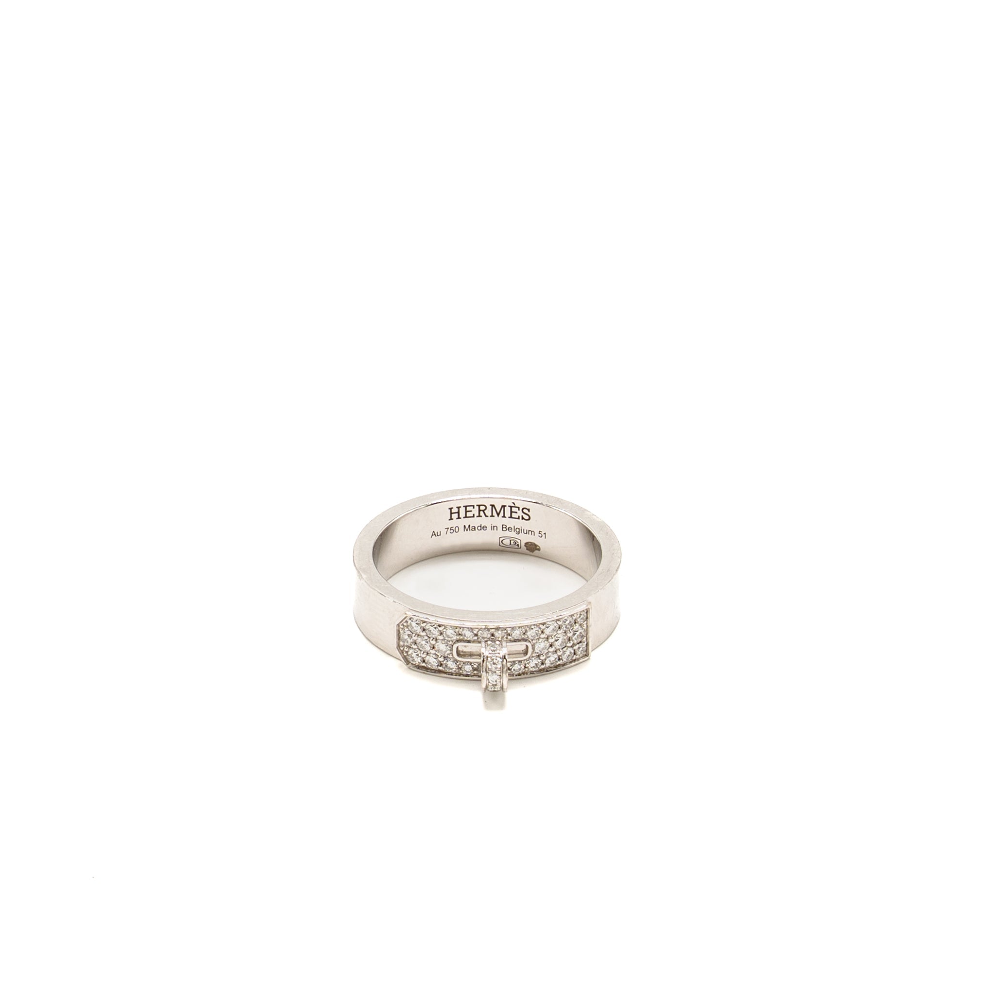 HERMES KELLY RING WHITE GOLD, DIAMONDS