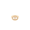 HERMES CHAINE D’ANCRE CONTOUR RING ROSE GOLD WITH DIAMONDS