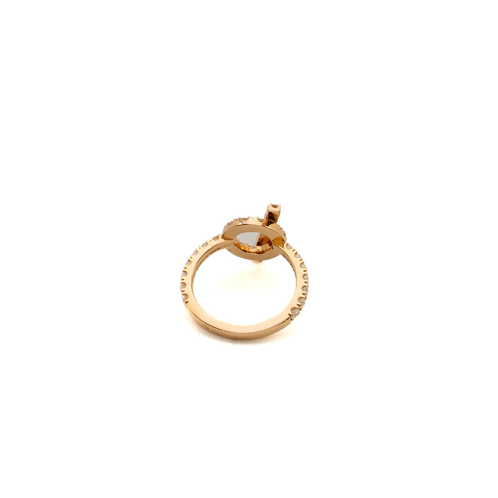 HERMES FINESSE RING ROSE GOLD / DIAMONDS
