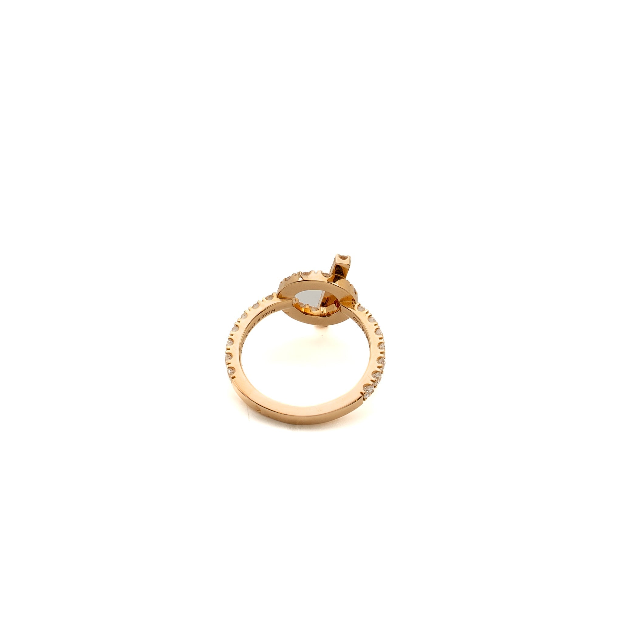 HERMES FINESSE RING ROSE GOLD / DIAMONDS