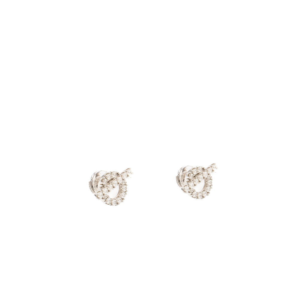 HERMES FINESSE EARRINGS WHITE GOLD / DIAMONDS