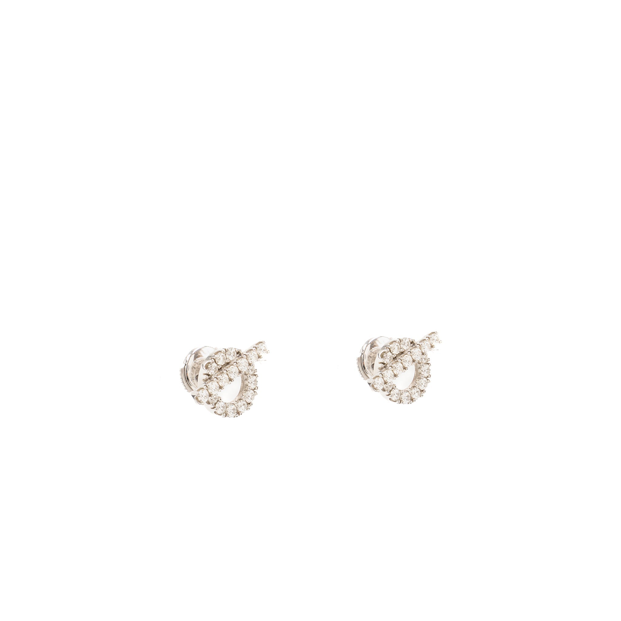 HERMES FINESSE EARRINGS WHITE GOLD / DIAMONDS