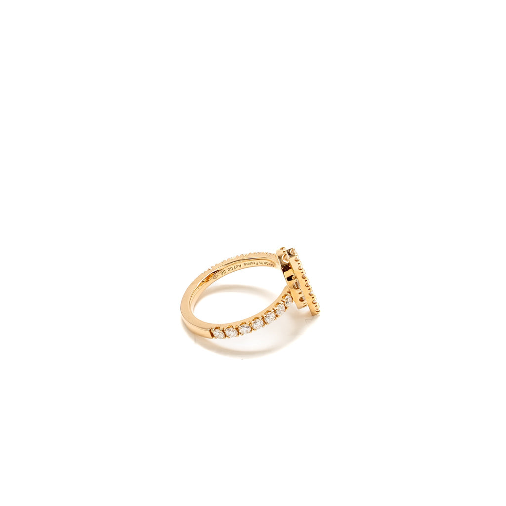 HERMES FINESSE RING ROSE GOLD / DIAMONDS