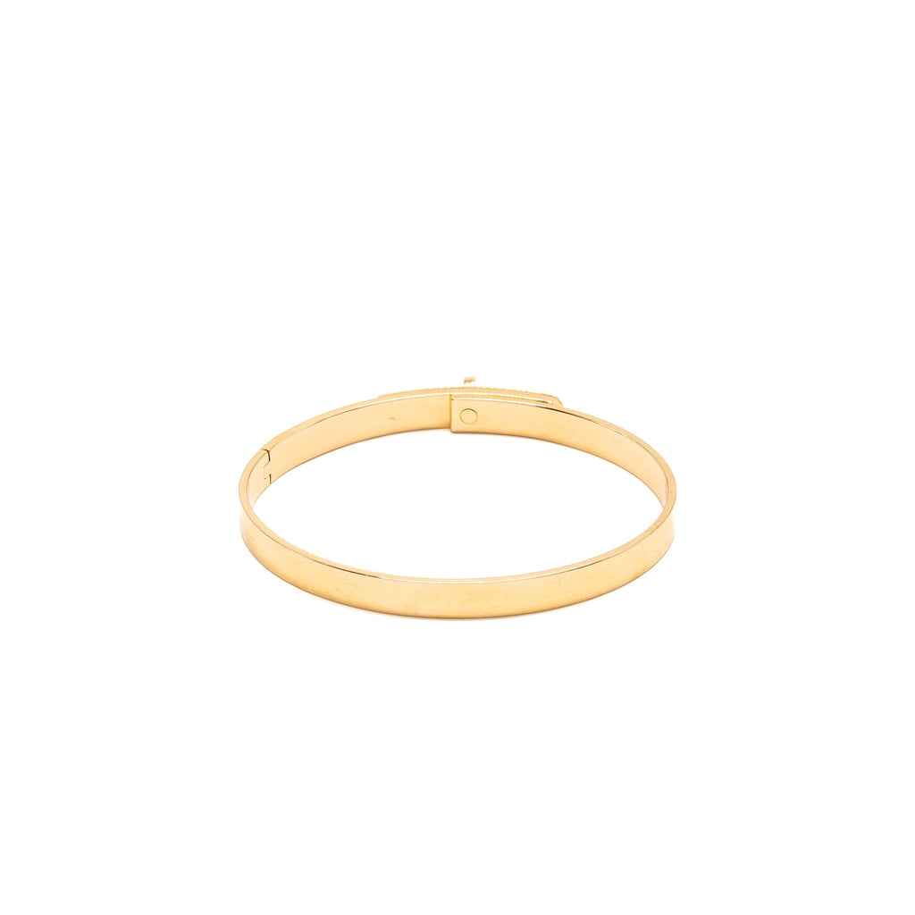 HERMES KELLY BRACELET ROSE GOLD, DIAMONDS