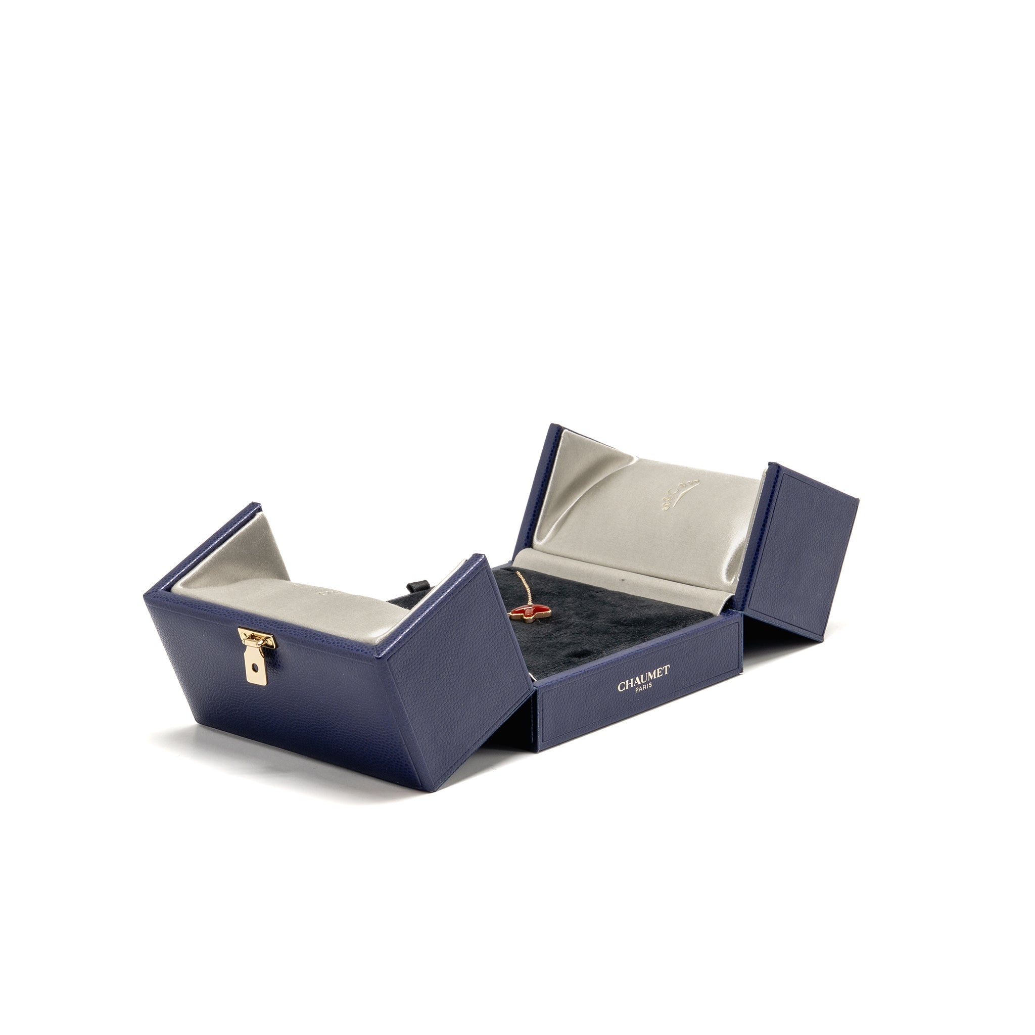 CHAUMET JEUX DE LIENS PENDANT ROSE GOLD, CARNELIAN