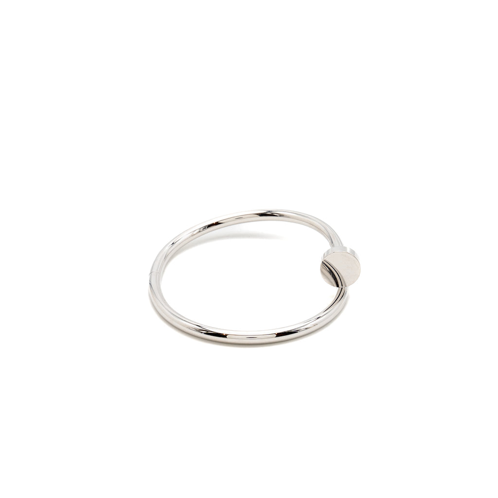 CARTIER JUSTE UN CLOU BRACELET CLASSIC MODEL WHITE GOLD